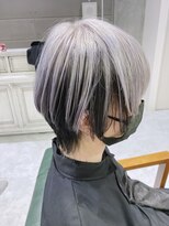 デイズ(days) ウルフデザインカラー/ホワイトカラーインナー黒髪