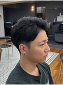 MEN’S/サーフカール/刈り上げセンターパート/表参道駅/青山 