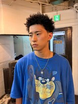 ビーバイエイトジェンツ(Bee by EIGHT GENTS)&nbsp;ニュアンスパーマ/ニュアンスウルフ/ダウンバング/心斎橋