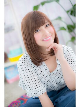 ミック ヘアアンドビューティー 大山店(miq Hair&Beauty) リッチなツヤ感♪清楚ミディ