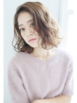 プリヴェヘアー(Privee hair) くせ毛風ふんわりボブ