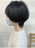【cuzKLUB】ショートマッシュウルフ×ダークネイビー
