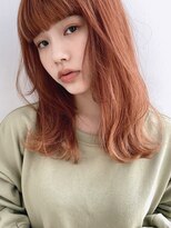 ガーデントウキョウ(GARDEN Tokyo) 【GARDEN 田中麻由】毛先パーマオレンジヘア