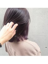 シェノン 梅田(CHAINON)&nbsp;小顔カット×ラベンダーカラー×セミウェットウェーブ