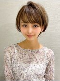 LallYou　錦糸町　シアーカラーゆるふわ無造作パーマショート