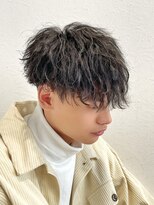 メンズサロン ゴールド 名古屋(GOALD) ハイツイスパVマッシュ　メンズ　パーマ　前下がり　刈り上げ