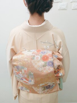 ヘアーメイク ティアラ(Hair make Tiara) 訪問着変わり結び☆+゜