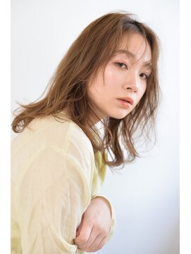 ボヌール オオサカ(Bonheur OSAKA) 透明感たっぷりセミディー ヌードベージュ