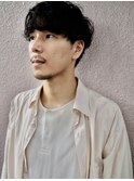 メンズマッシュ×パーマスタイル