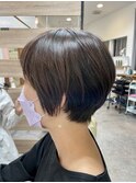 乾かすだけで決まるショートヘア×髪質改善×ハイライト