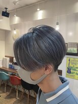 スタジオフォーエイチ(STUDIO 4H)&nbsp;ハイトーン/シルバーグレージュ/絶壁解消/センターパート