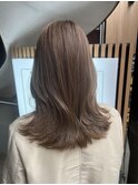 ブリーチなしミントベージュのくびれミディ