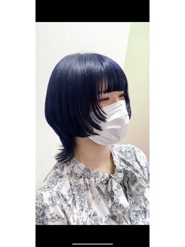 クラゲカット&ネイビーブルー