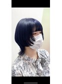 クラゲカット&ネイビーブルー