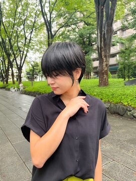 ロンドエニカ 大宮(Lond enika) lond惇平　大人ガーリーショートグレージュカラープリカール