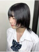 ショートウルフカットミディアムウルフ顔まわりレイヤーカット