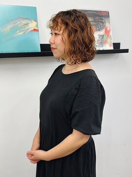 アンブレラ 中目黒(ANBRERA) ボブ×くるくるパーマ