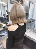 イメチェンハッシュカットフルバング似合わせレッドブラウン