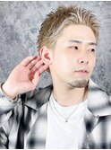 ハイトーンスパイキーショート/マッシュ/ウルフ/波巻き/アッシュ