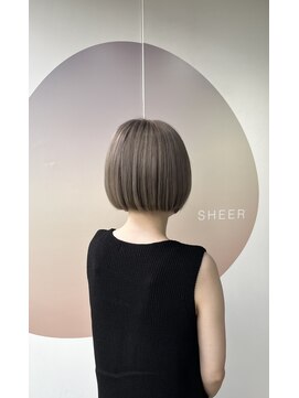 シア 綾瀬店(SHEER) 【Yuki】首元すっきりミニボブ