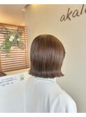 切りっぱなしボブ