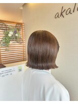 アカラ ヘアー akala hair 切りっぱなしボブ