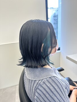 ゴウトゥデイシェアサロン 町田店(GO TODAY SHAiRE SALON) ネイビー×水色