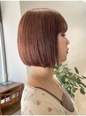 黒髪/ボブルフ/ネビージュ/小顔/ワンレン/茅ヶ崎/髪質改善/前髪