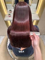 プアメリア 名古屋(Puamelia)&nbsp;髪質改善/ケアカラー/ブリーチなしダブルカラー/ピンク