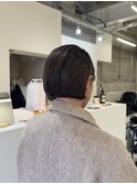 ぱつっと/ミニボブ/耳かけ/高松/香川/切りっぱなしボブ