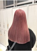 ブリーチ履歴2回必須/アッシュピンク/ホワイトピンク/髪質改善