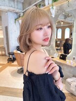 ロンドアリシア 金山(Lond Alexia) イヤリングカラー 縮毛矯正 韓国風 ダブルカラー 髪質改善5130