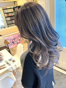 ヘア メイク ココ(hair make coco) ブラック＆グレー