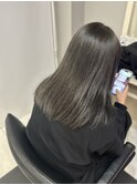 ブリーチなしダークグレージュ