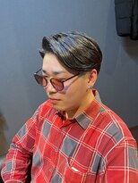 ビーダンディー(Bee dandy) ビジネスフォーマル ツーブロック前下がりショート アップバング