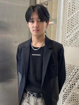 ゼストプール(ZEST POOL) 韓国ヘア　センターパート　men's