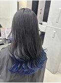 【ALIVE 夕貴】ブルーグラデーションカラー