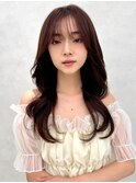 レイヤー/ネビージュ/韓国ヘア/イメチェン/縮毛矯正/中野/