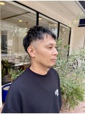ツーブロックショートスタイル