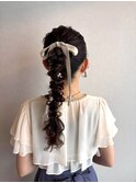 【編みおろし】自由が丘/自由が丘駅/ヘアセット/早朝