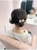 ガーリースタイル/心斎橋/ヘアメ/セットサロン