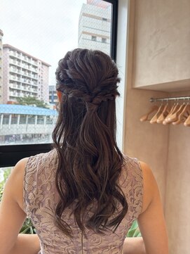 オン キャナルシティ博多前店(on) 【中里恵梨】ヘアセット/ハーフアップ/お呼ばれヘア/博多