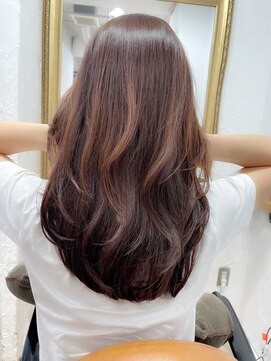 ミッシェル アフロート(michelle afloat) ロングに綺麗にレイヤーを入れる方法☆3Dカーブ技術