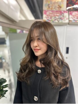 クレット(CLETO) オリーブベージュ×レイヤーカット