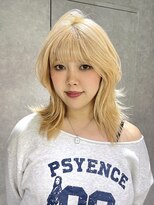 シェノン 表参道(CHAINON)&nbsp;ブロンド　ハッシュカット　レイヤーカット