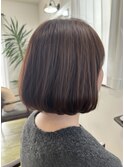 切りっぱなしボブ + ワンカール
