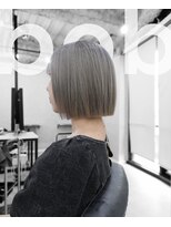 フランチェスカドットボブ(francesca.bob)&nbsp;ミルクティーシルバー×切りっぱなしボブ【田野剛大】梅田