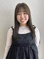 ミリ 奈良店(mm) レイヤーカット/髪質改善/顔まわり/オリーブベージュ/近鉄奈良