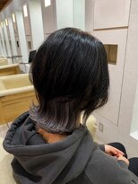 メンズヘア アリエス(men's hair ARIES)&nbsp;シルバーカラー×メンズボブウルフ