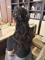ジャパン ホンテン(JAPAN HONTEN) リボンハーフアップ